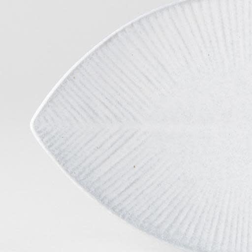 Plate Oval 13.5cm Snow Leaf Glaze - Image 2