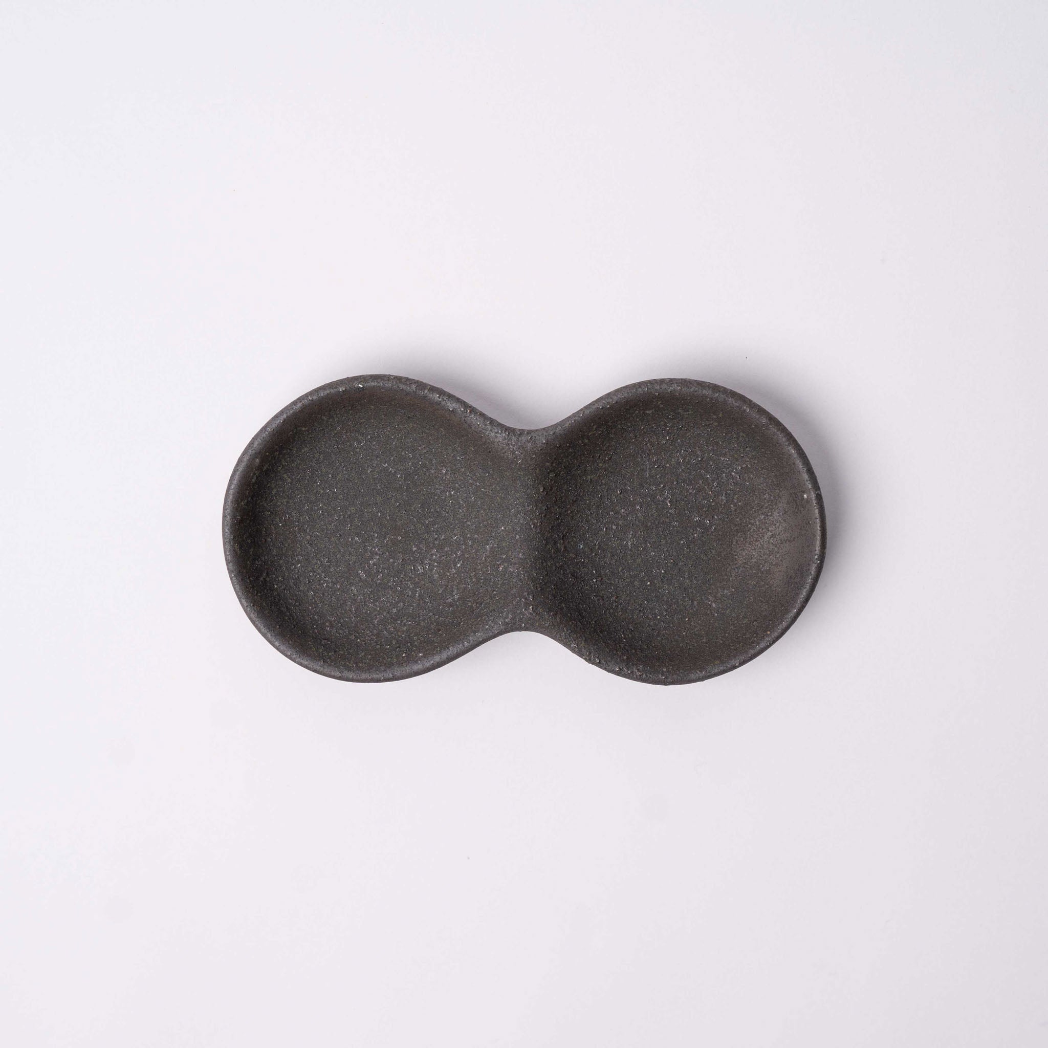 Double Sauce Dish 15.5cm Stone Slab Design - Image 2