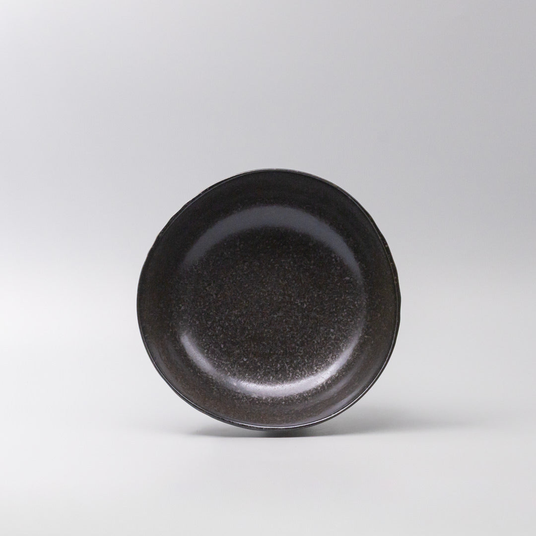 Bowl Organic Shape 20cm Kanso Matte Black Glaze - Image 4