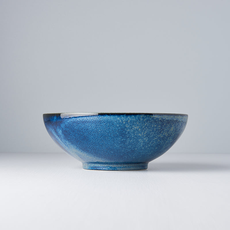 Ramen Bowl 21.5cm Kanso Indigo Blue Glaze - Image 2