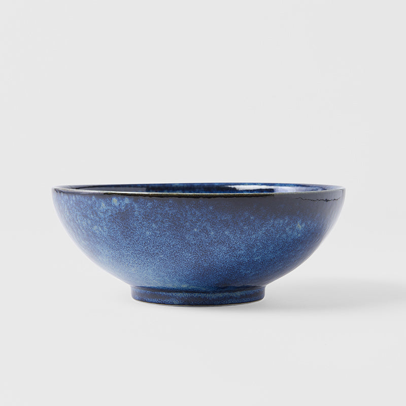 Ramen Bowl 21.5cm Kanso Indigo Blue Glaze - Image 4