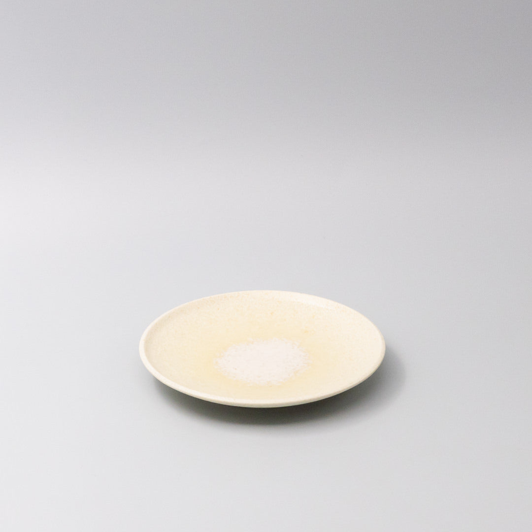 Tapas Plate 17cm Buttermilk Glaze - Image 1
