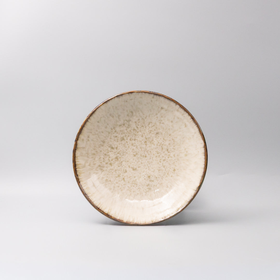 Pasta Bowl 24cm Ivory Pearl Glaze - Image 3