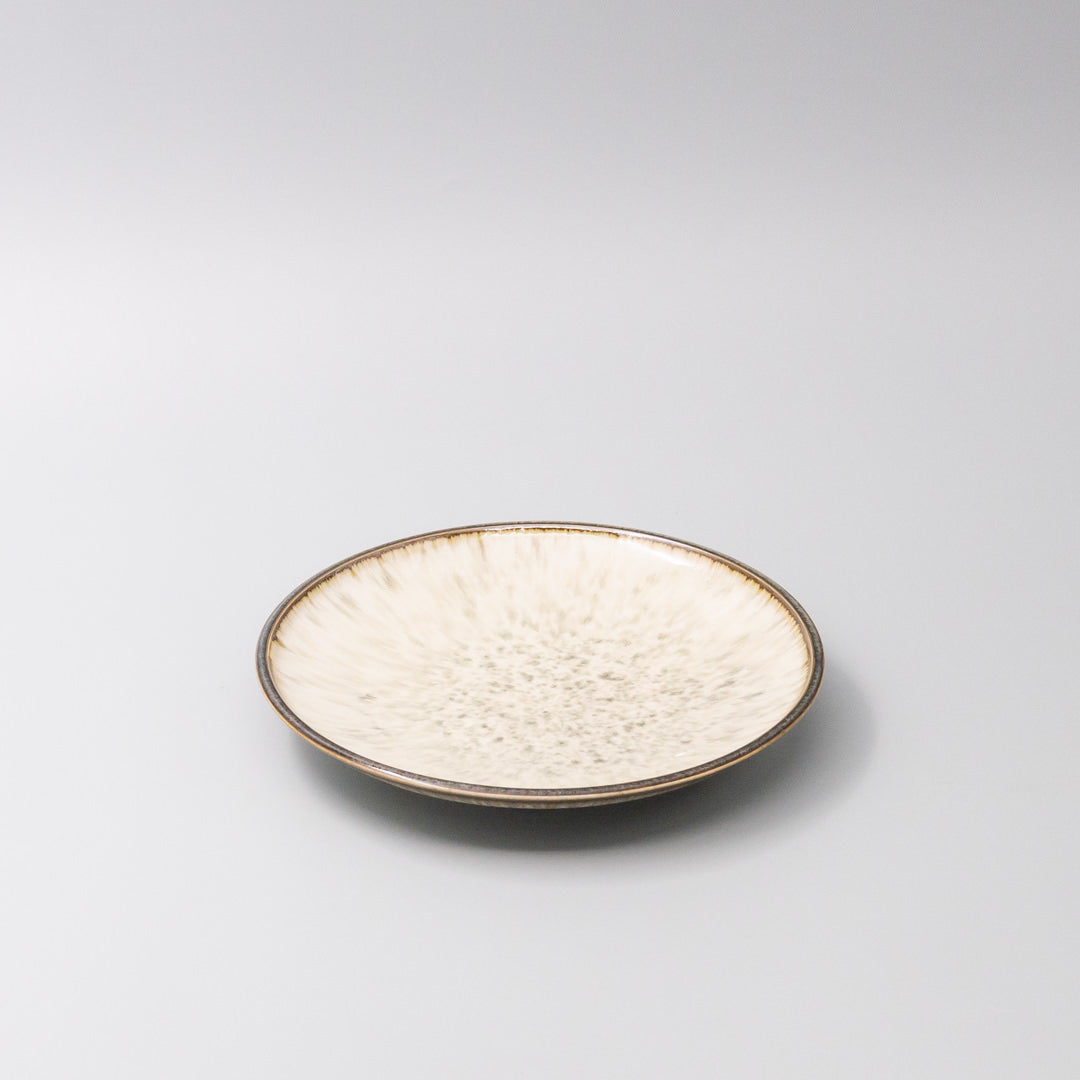 Side Plate 19cm Ivory Pearl Glaze - Image 1
