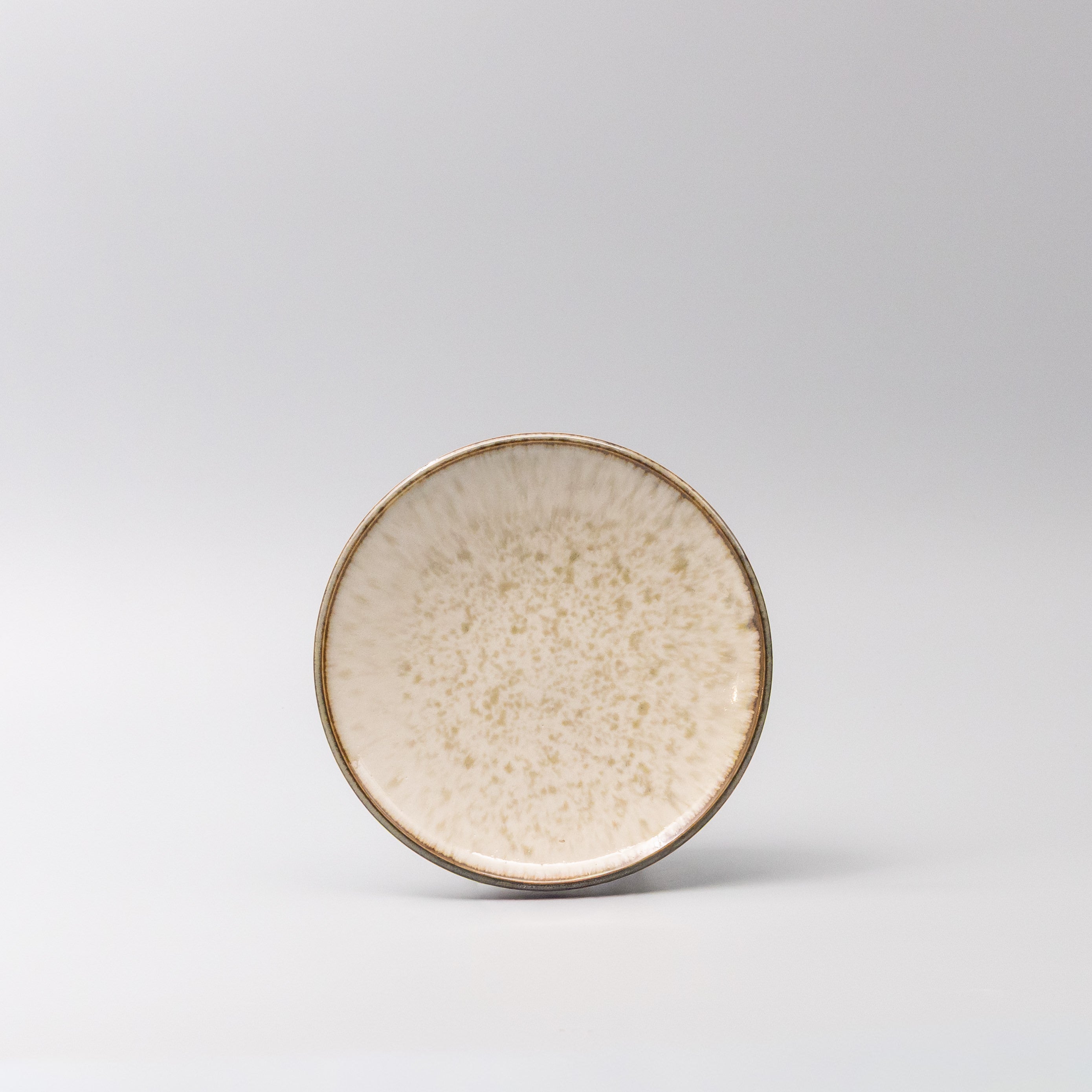 Tapas Plate 17cm Ivory Pearl Glaze - Image 4