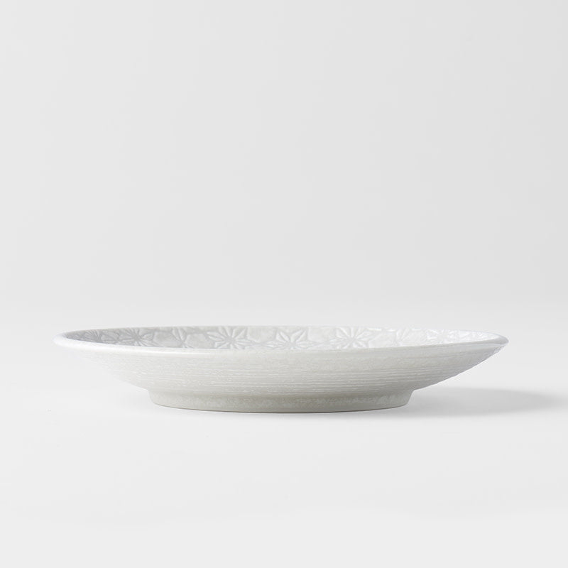 Tapas Plate 17cm White Star Glaze - Image 4