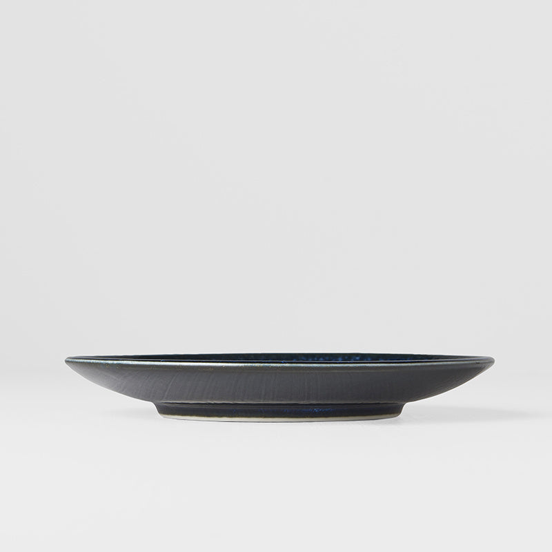 Tapas Plate 17cm Copper Swirl Glaze - Image 3