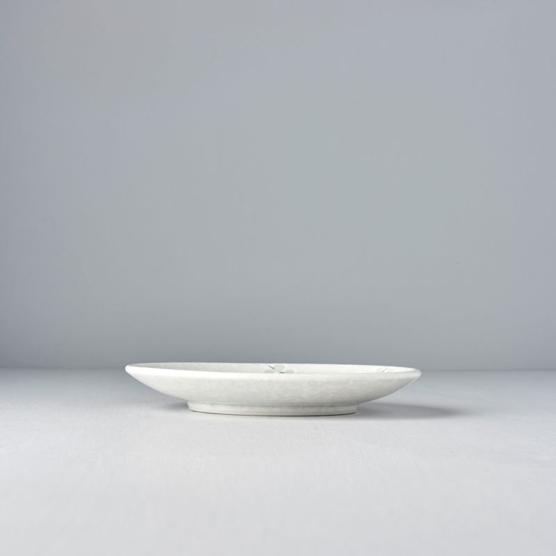 Tapas Plate 17cm White Blossom Glaze - Image 3