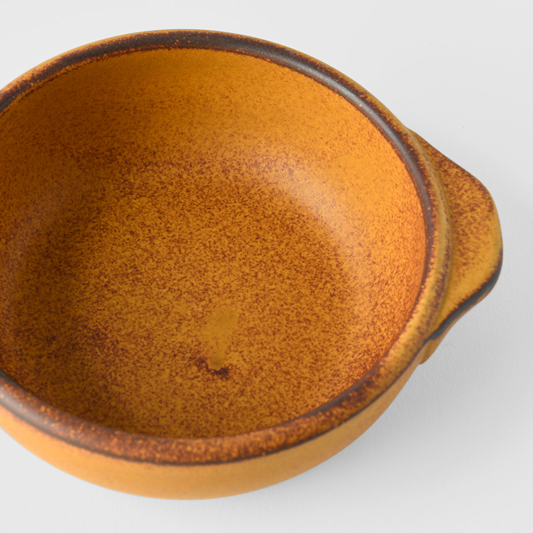 Oven Pot with Handle Yellow Donabe - Image 2