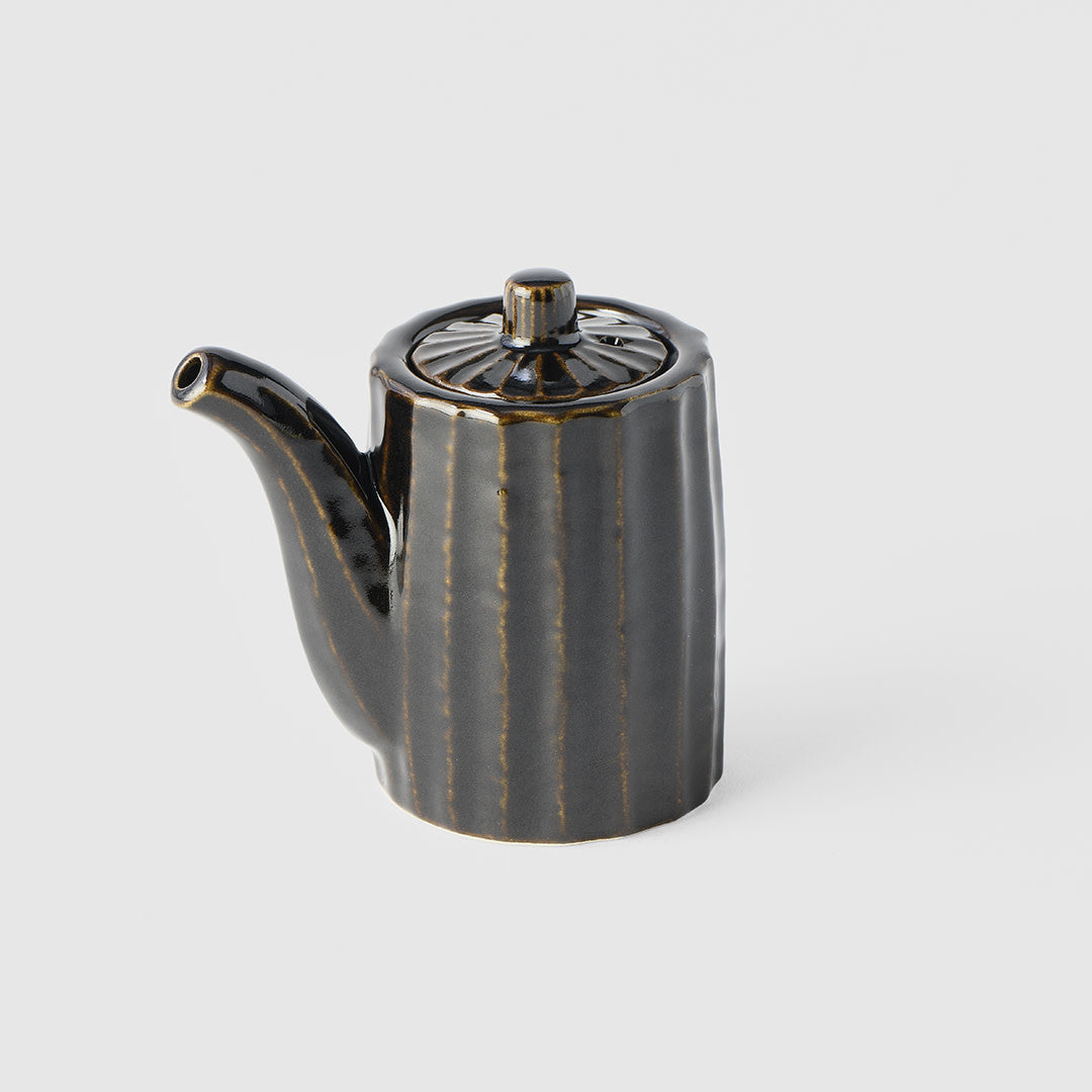 Soy Pot 125ml Tenmokku Glaze - Image 1
