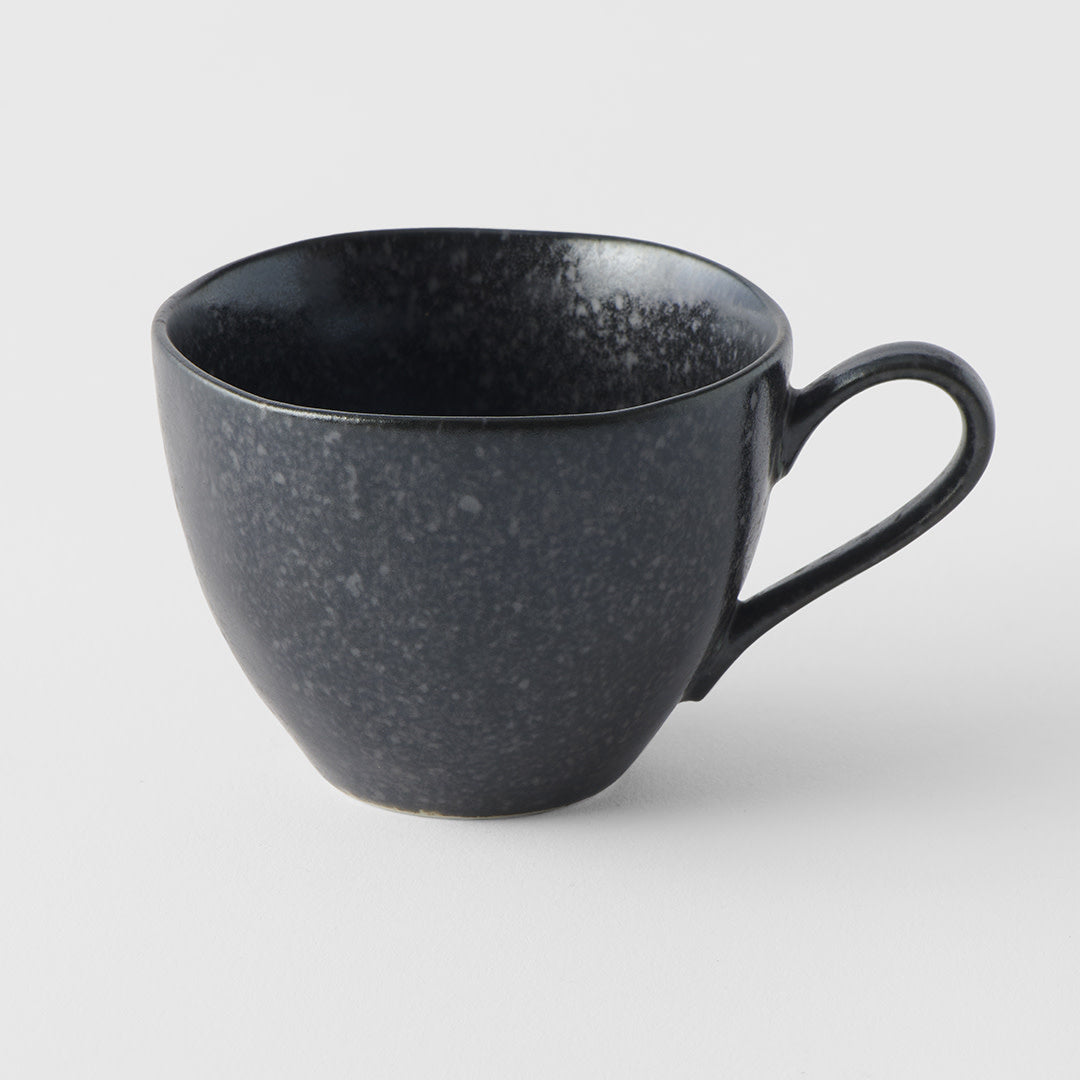Cup 8.5cm 160ml Kanso Matte Black Glaze - Image 1