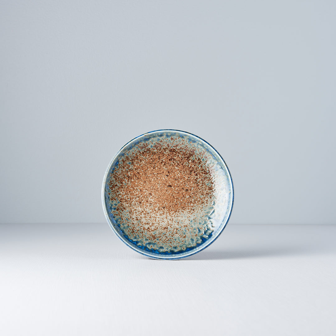 Tapas Plate 17cm Earth & Sky Glaze - Image 1