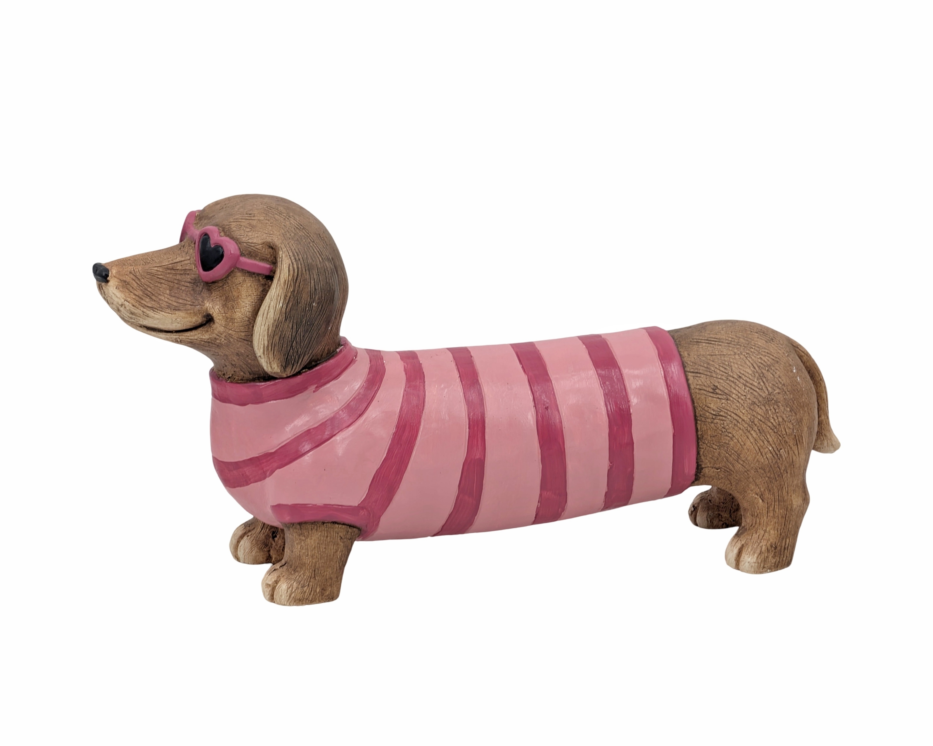 Magnesia Pink Beach Dachshund 42cm - Image 1