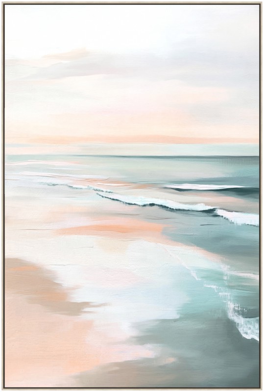 Coastal Reverie Framed Artwork 120cm - Image 1