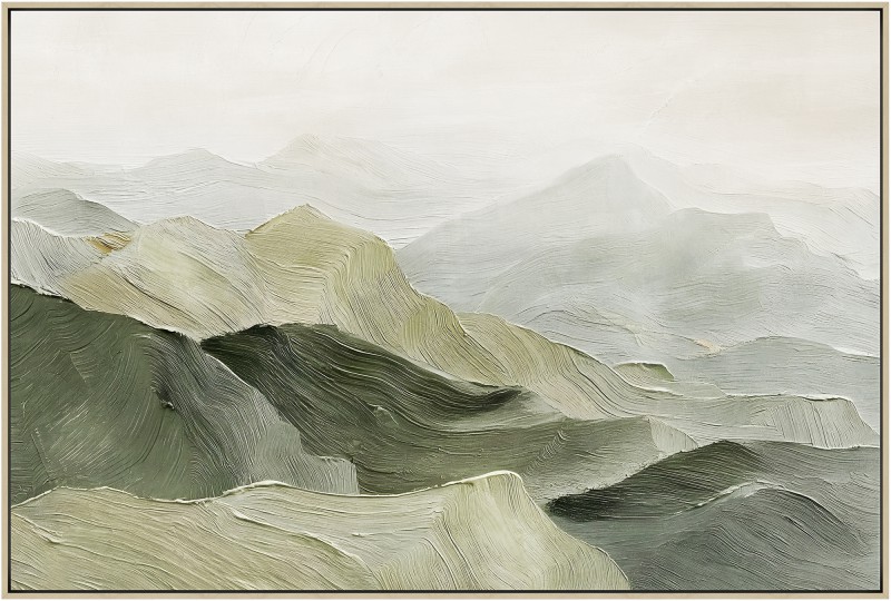Misty Mountain Framed Artwork 120cm - Image 1