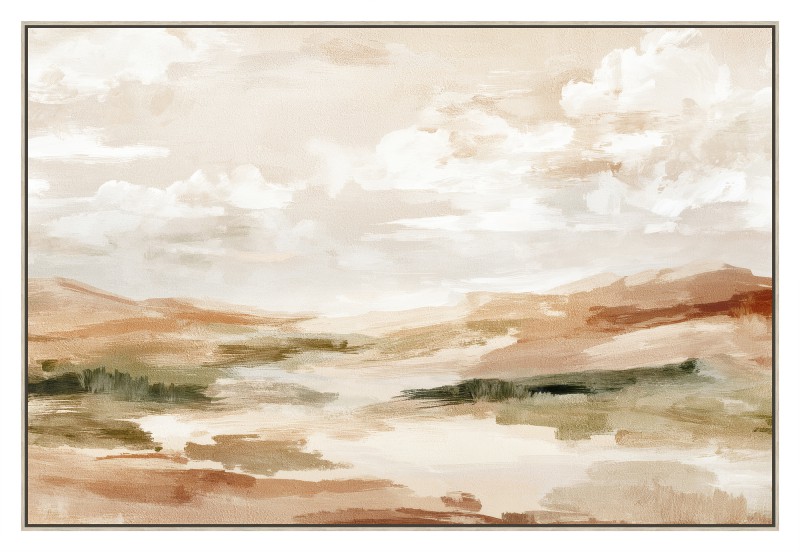 Shape Of Stillness Framed Artwork 120cm - Image 1
