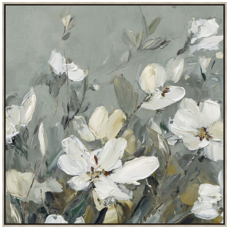 Summer Flowers Framed Artwork 80cm - Image 1