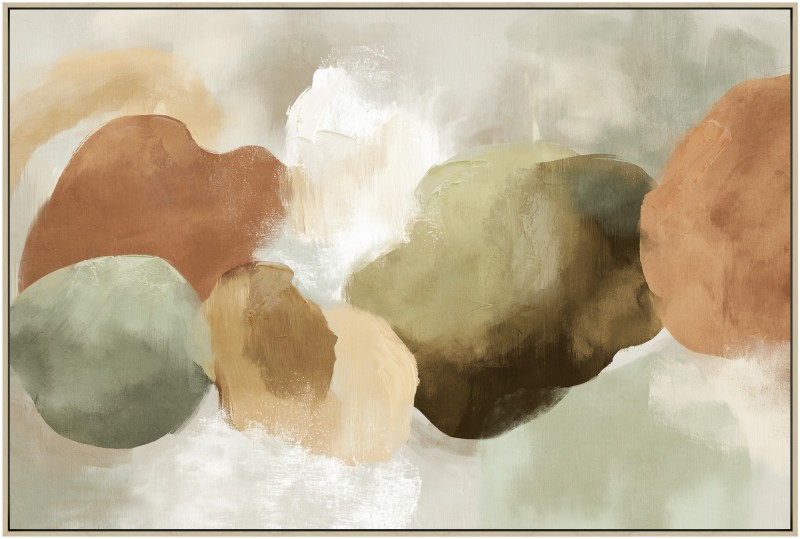 Moss And Clay Framed Artwork 80cm - Image 1