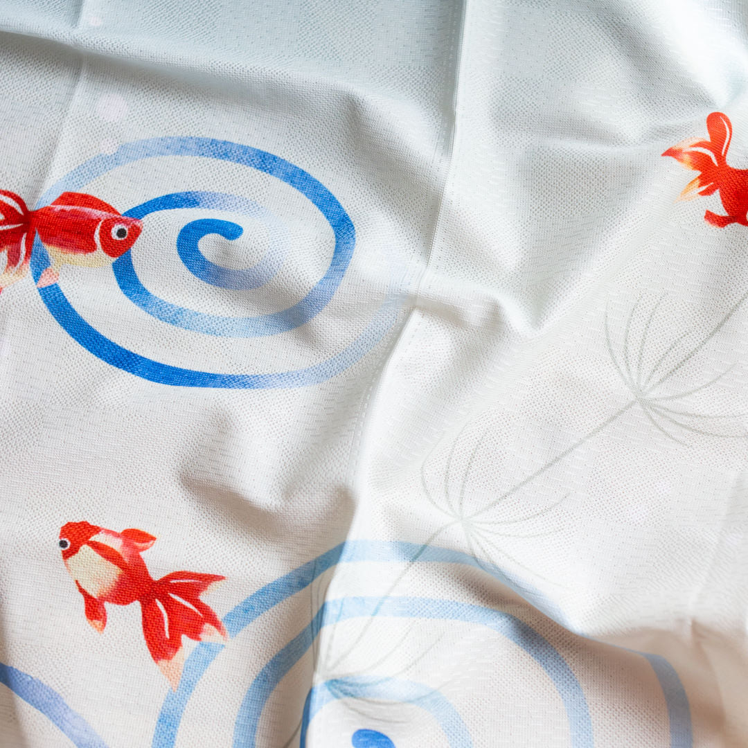 Noren Door Curtain Short 90cm Goldfish - Image 1