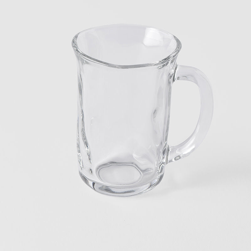 Glass Mug 300ml Free Form - Image 1