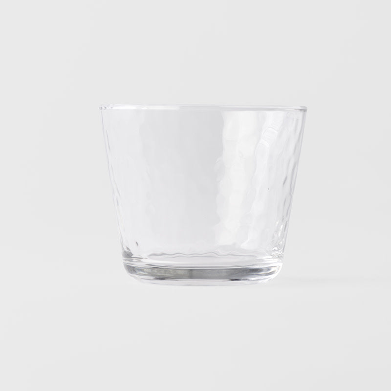 Glass Mini Tumbler Dimpled 220ml - Image 1