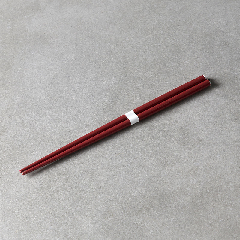 Chopsticks Lacquered Red & White - Image 1
