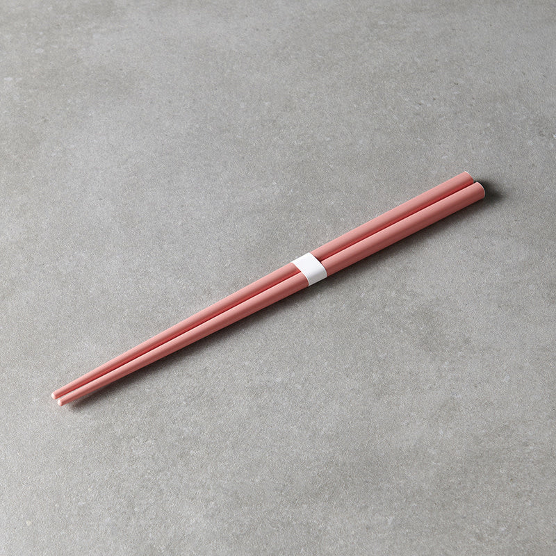 Chopsticks Lacquered Pink & White - Image 1