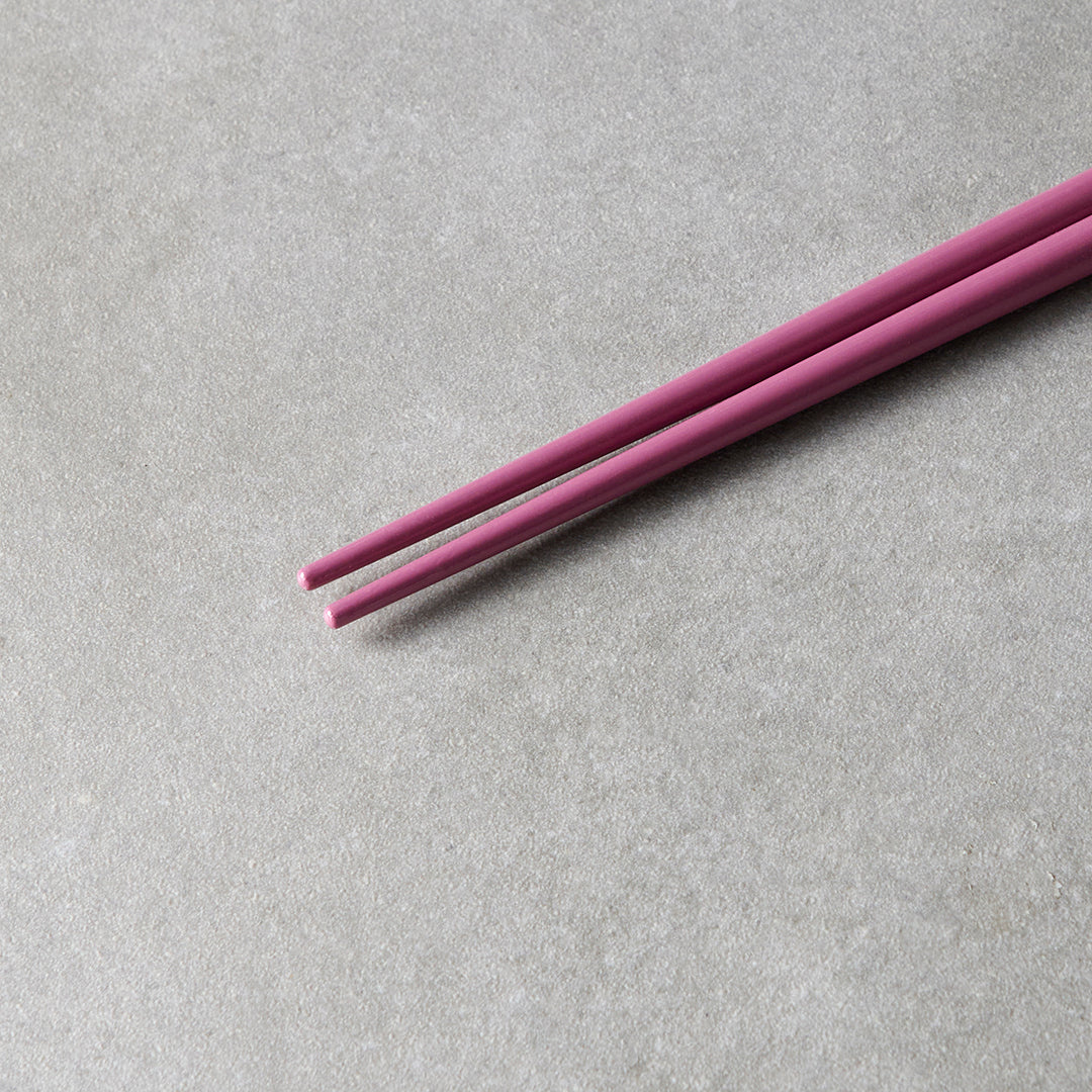 Chopsticks Lacquered Plum & White - Image 1
