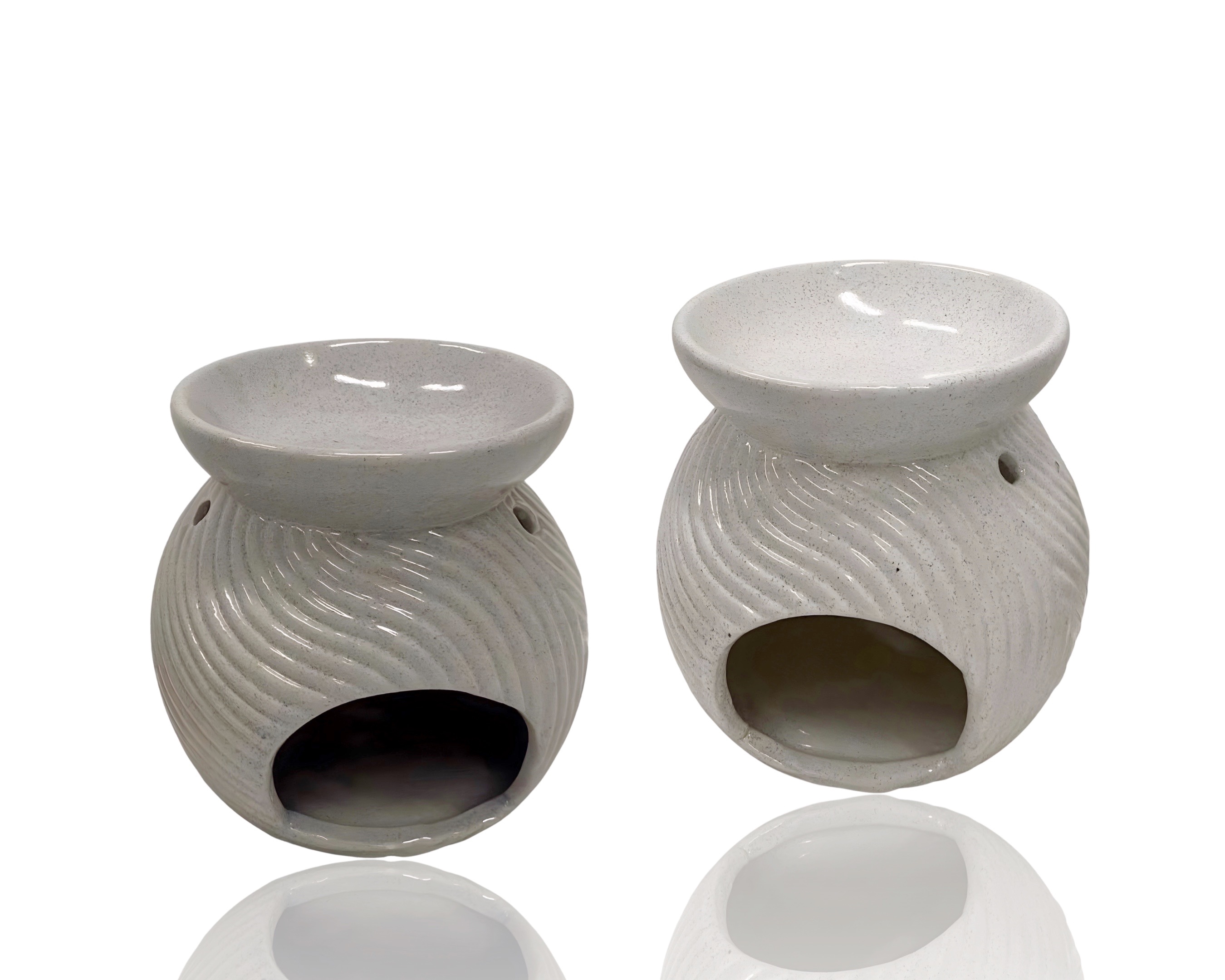 bulk 24 Ceramic Ocean Wave Oil Burner 11x10cm - Image 1