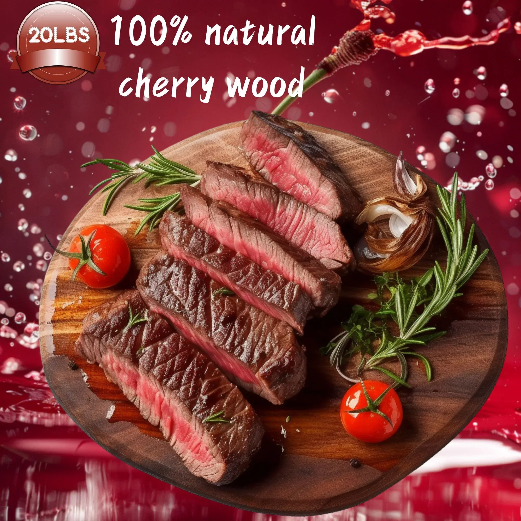 ASMOKE 100% Natural Cherry Wood BBQ Smoker Pellets (9kg / 20lbs) - Image 5
