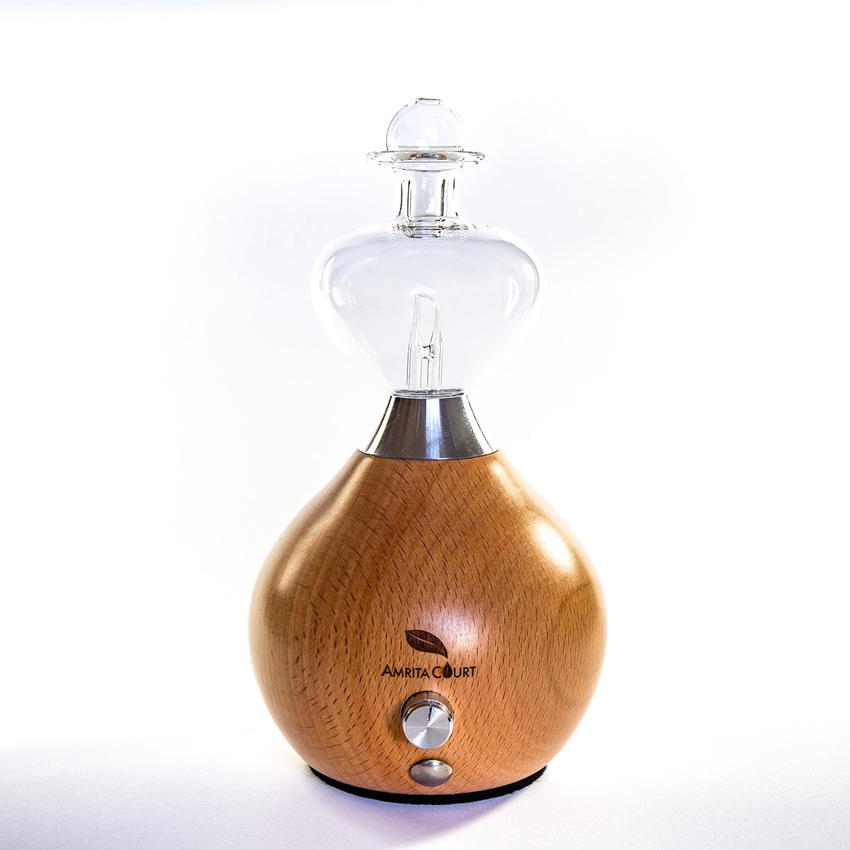 Hour Glass Eco-Friendly Nebuliser Wood | Waterless Aroma Diffuser | No Plastics Pure Essential Oil Diffusing - Image 1