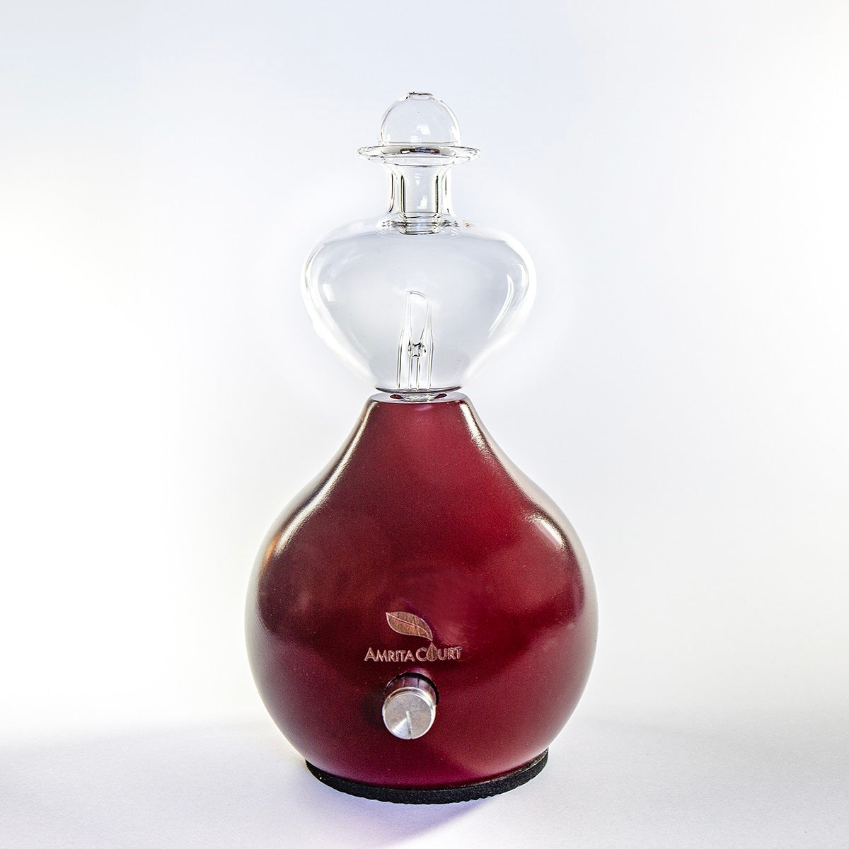 Hour Glass Eco-Friendly Nebuliser Red | Waterless Aroma Diffuser | No Plastics Pure Essential Oil Diffusing - Image 1