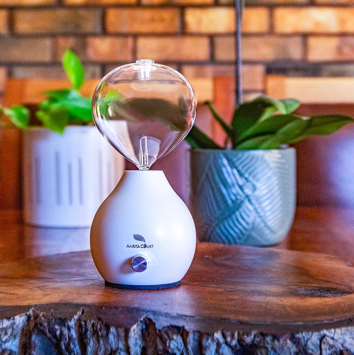 Hour Glass Eco-Friendly Nebuliser White | Waterless Aroma Diffuser | No Plastics Pure Essential Oil Diffusing - Image 2