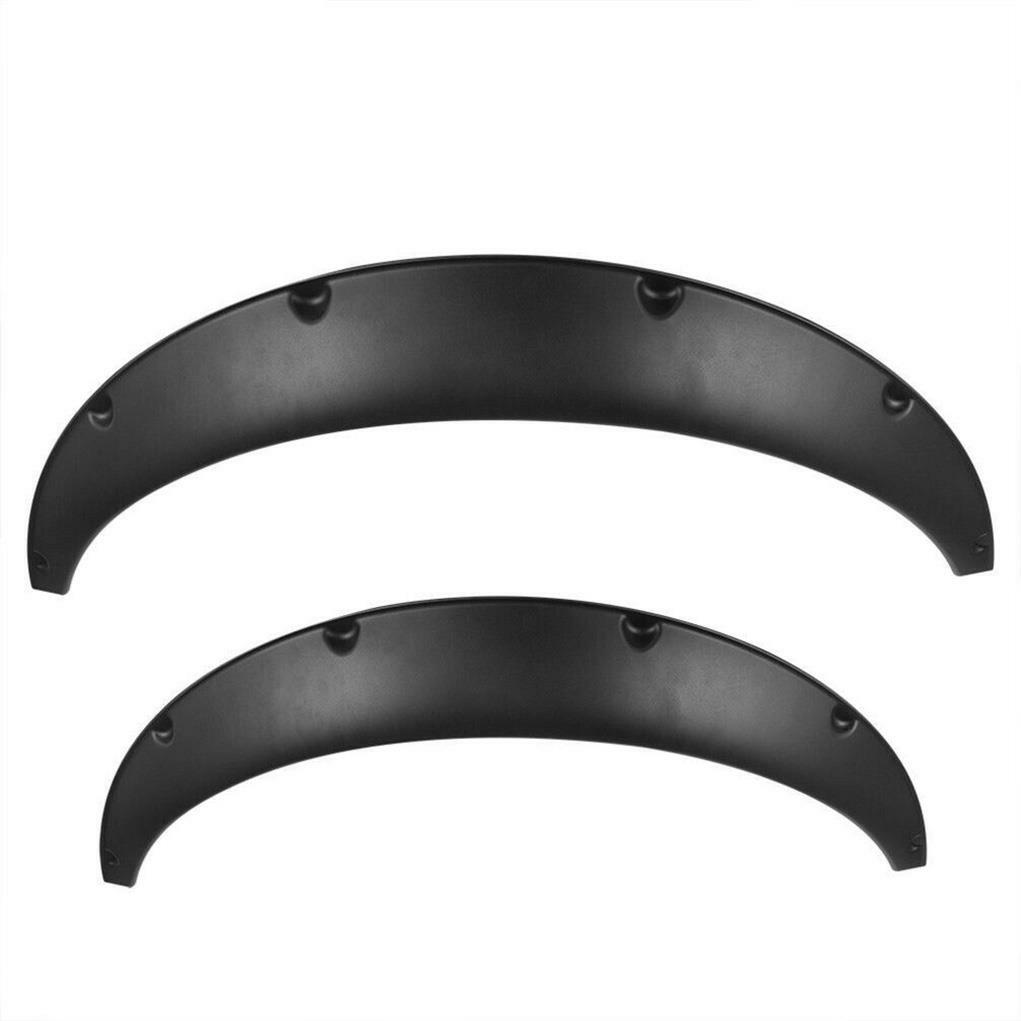 4 Pcs Universal Car Fender Flares Flexible Durable Body Wheel Extra Wide Arches - Image 2