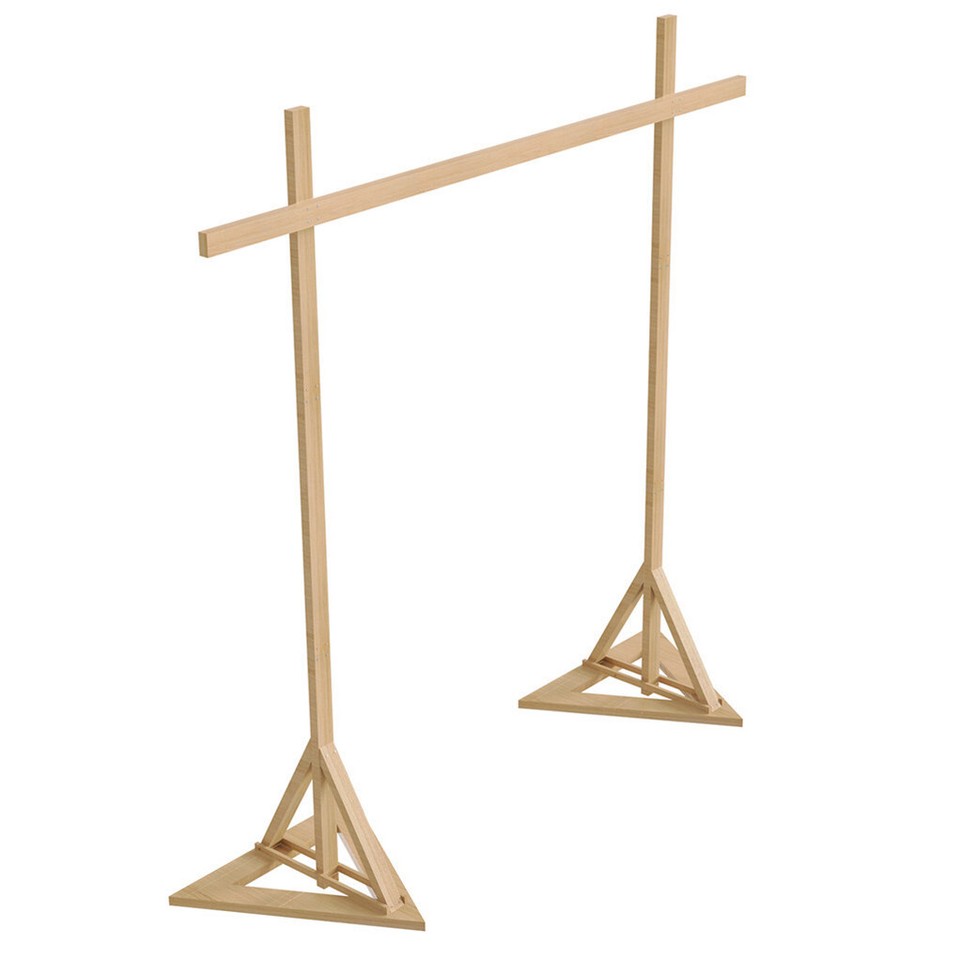 Heavy Duty Square Wedding Arch Wooden Backdrop Stand Balloon Floral Arch Frame - Image 1