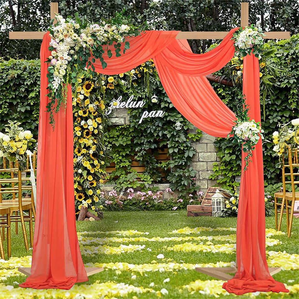 Heavy Duty Square Wedding Arch Wooden Backdrop Stand Balloon Floral Arch Frame - Image 6