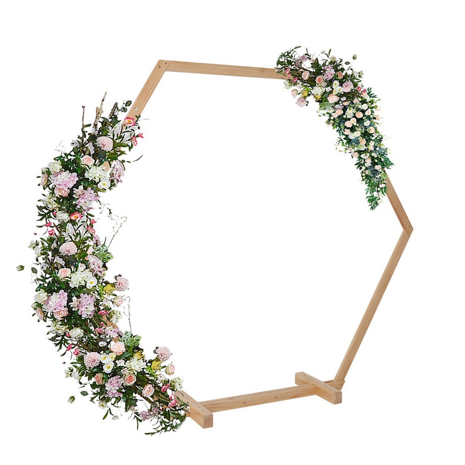 Gorgeous Wedding Arbor Wedding Backdrop Stand Wooden Arch f Garden Wedding Party - Image 2