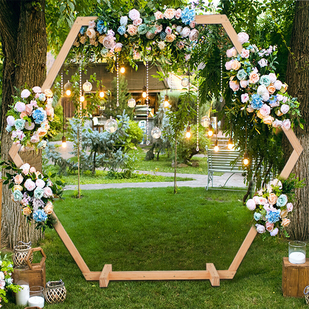 Gorgeous Wedding Arbor Wedding Backdrop Stand Wooden Arch f Garden Wedding Party - Image 3