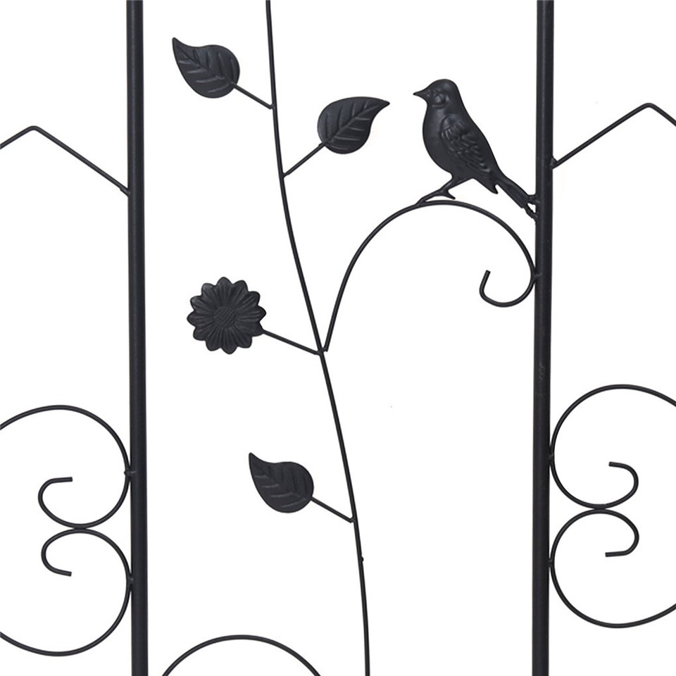 Garden Trellis Climbing Plant Support Patio Wire Lattice Grid Panel Stake Fence - Image 8