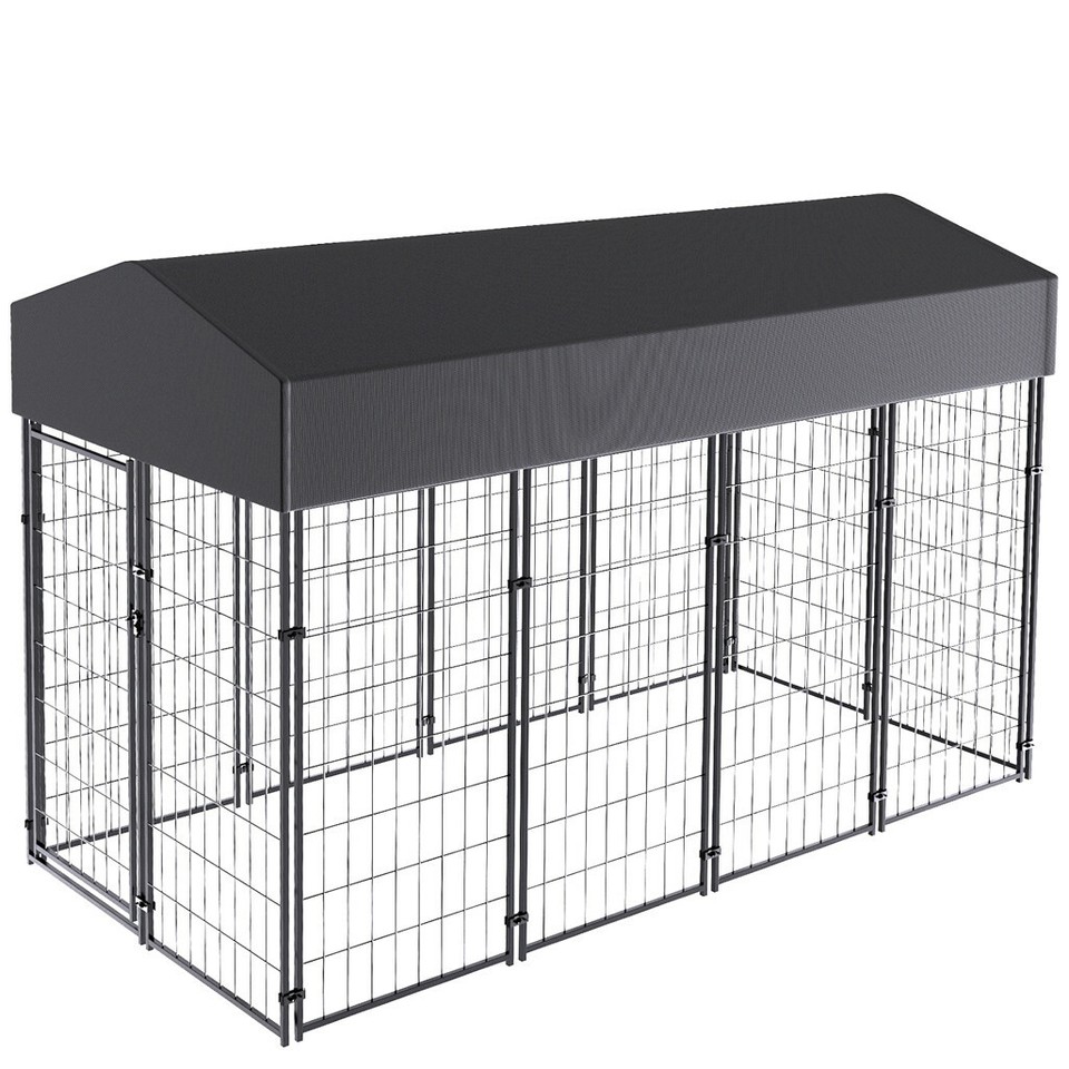 Large Jumbo Outdoor Dog Kennel Heavy Duty Pet Playpen Pre-galvanized Animal Cage Fence - Image 1