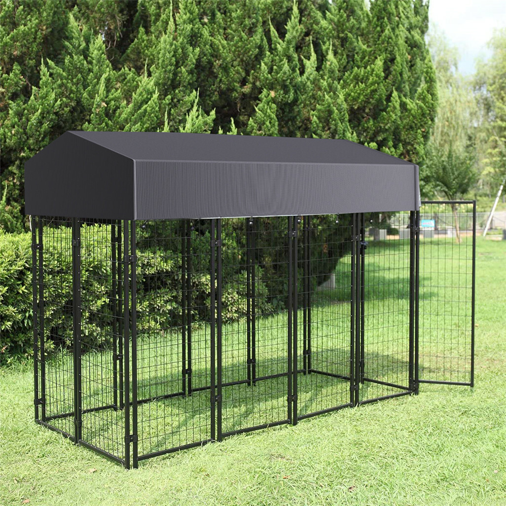 Large Jumbo Outdoor Dog Kennel Heavy Duty Pet Playpen Pre-galvanized Animal Cage Fence - Image 3