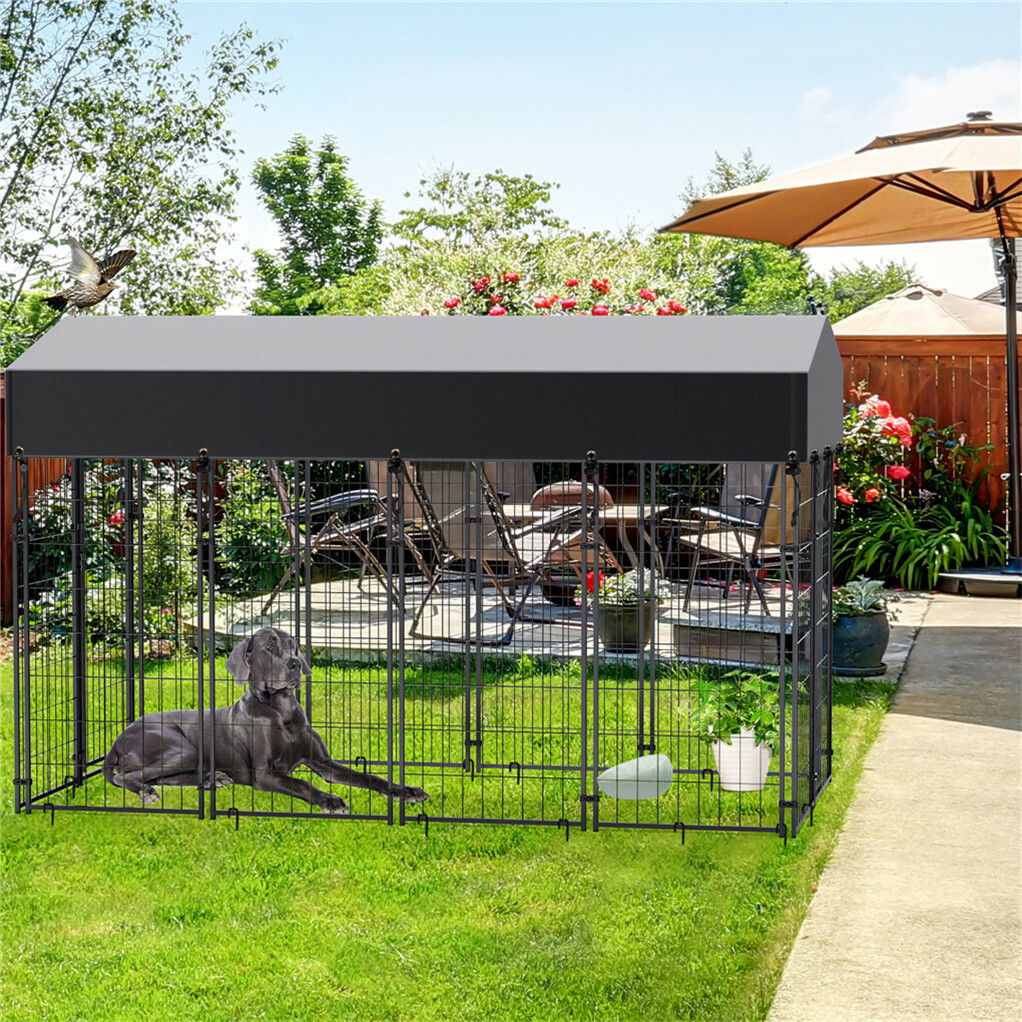 Large Jumbo Outdoor Dog Kennel Heavy Duty Pet Playpen Pre-galvanized Animal Cage Fence - Image 5
