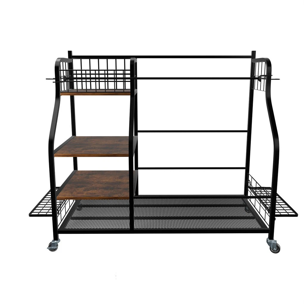 Extra Large Golf Bag Storage Rack - Heavy Duty Organizer Stand for Multiple Bags & Clubs - Image 1