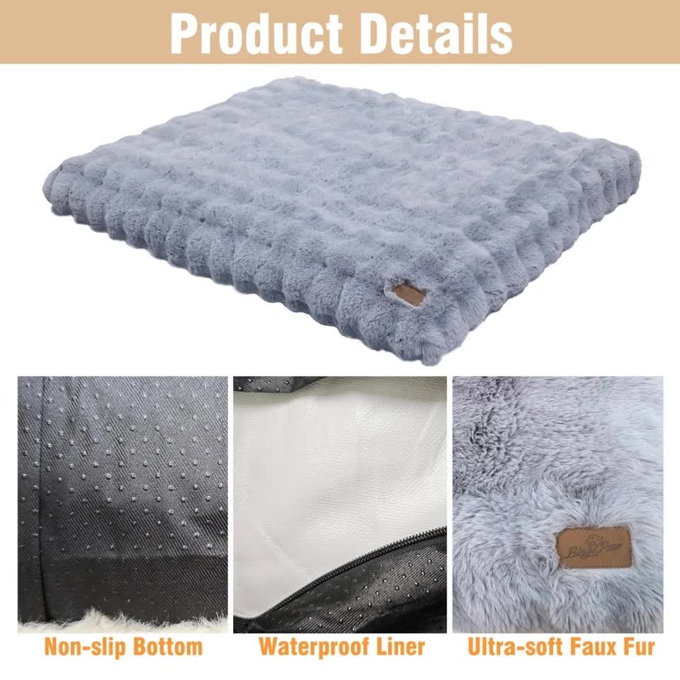 Comfortable Pet Bed with Removable Cover and Anti Skid Base(Medium) - Image 8