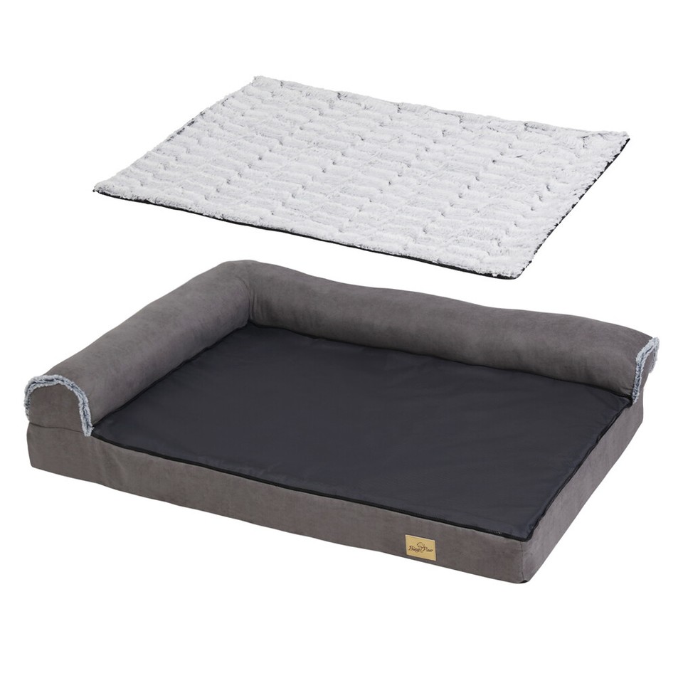 Jumbo Orthopedic Dog Bed Sofa Lounge - Raised High Bolster Pet Bed with Washable Cover Size XL - Image 3