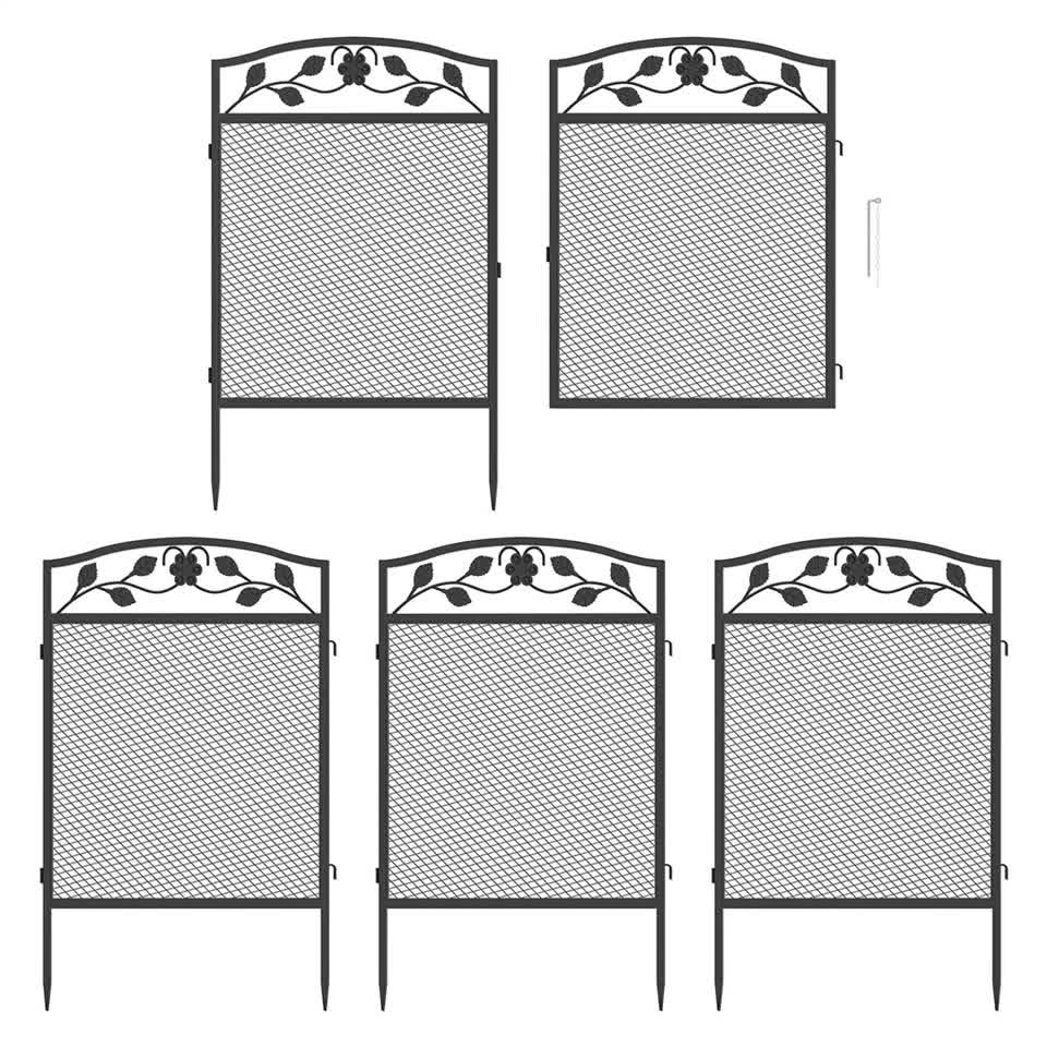 Fin Heavy Duty Dog Play Pen Enclosure Whelping Cage With Fertility Mat Puppy Playpen 60x110cm - Image 1