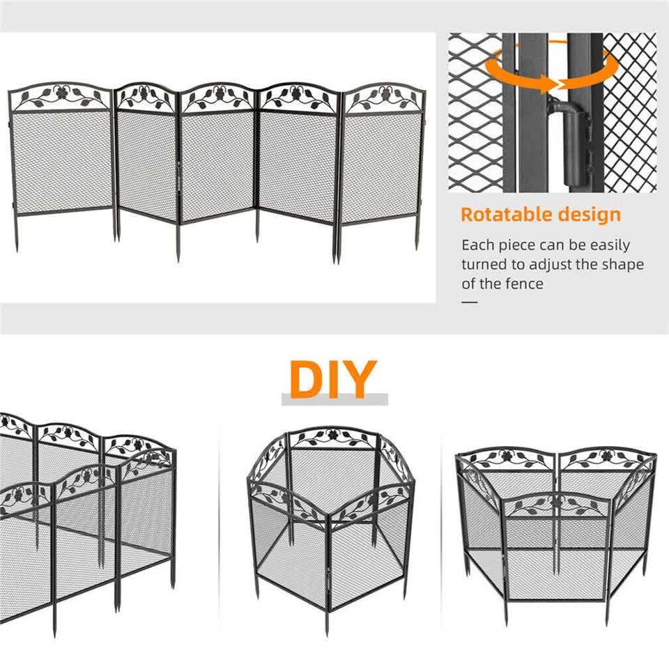 Fin Heavy Duty Dog Play Pen Enclosure Whelping Cage With Fertility Mat Puppy Playpen 60x110cm - Image 6
