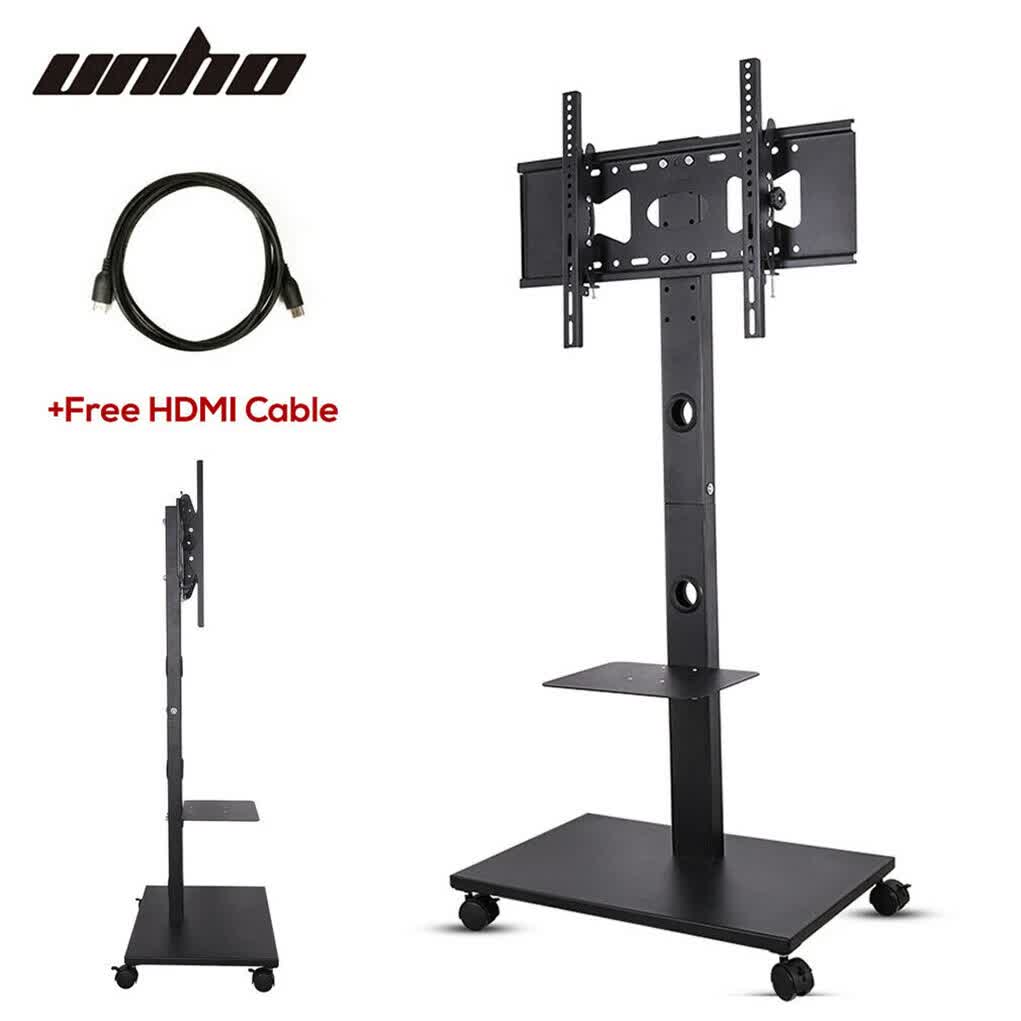 Home Theatre/ School Display Stand Mobile Tv Trolley Floor Stand Bracket 32-70