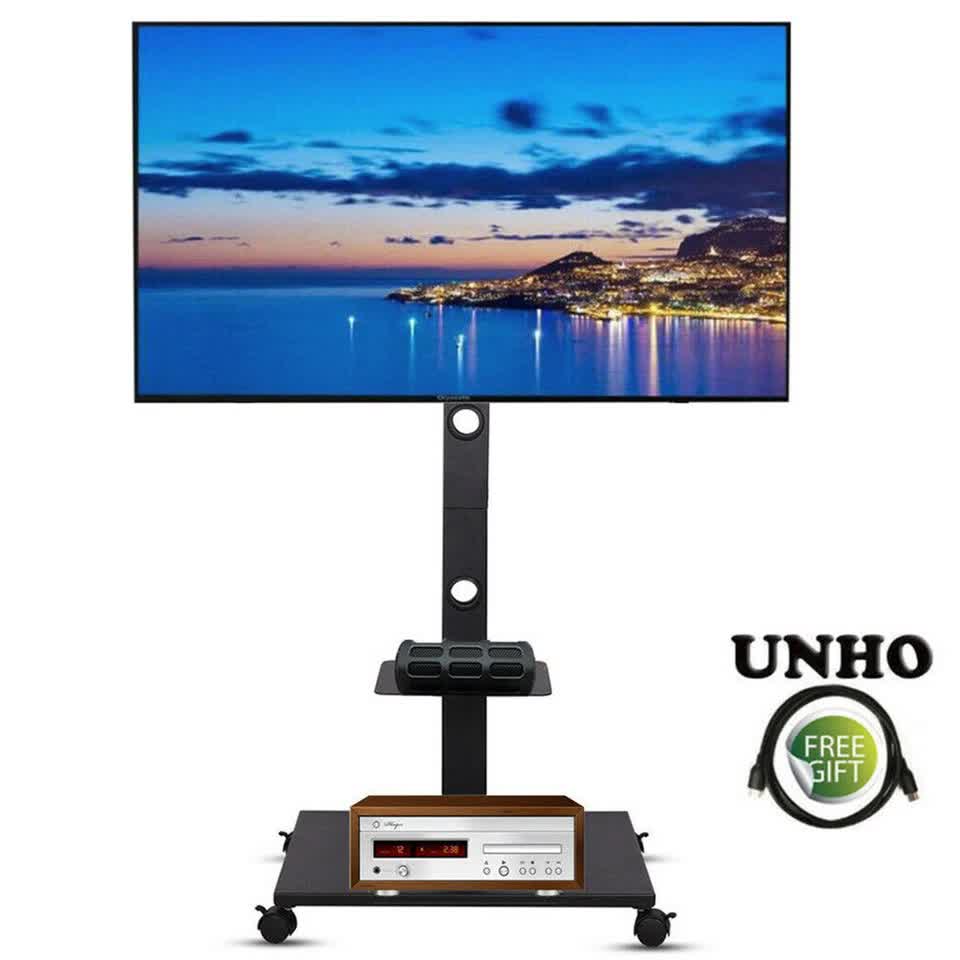 Home Theatre/ School Display Stand Mobile Tv Trolley Floor Stand Bracket 32-70