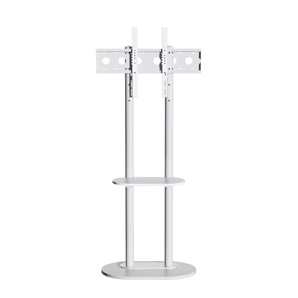 Minimalist Marble Textured Floor Tv Stand 32